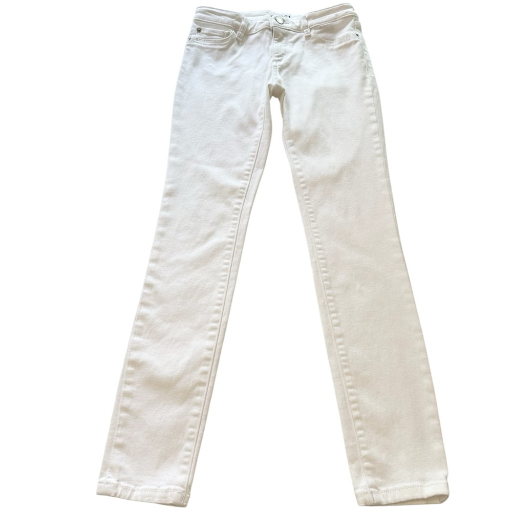 DL1961 Jeans Chloe Skinny Snow White Denim Girls Size 12